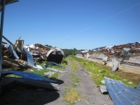 Damage to a chicken house in the Welti community ~ 765K